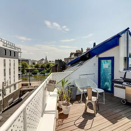 בית נופש Nocnoc - Paradis, Piscine Et Rooftop Au Coeur De נאנט