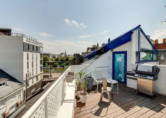 Prázdninový dům Nocnoc - Paradis, Piscine Et Rooftop Au Coeur De Nantes